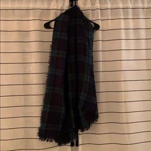 plaid blanket scarf